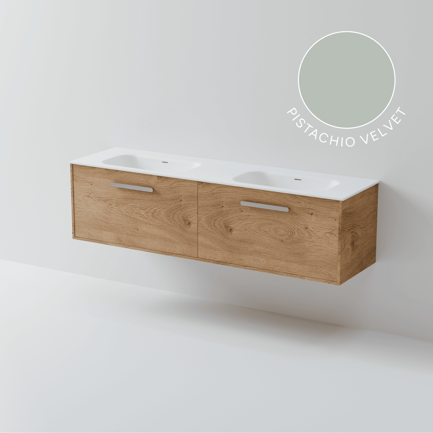 Hako 1800 Double Inset Basin Vanity gallery detail image