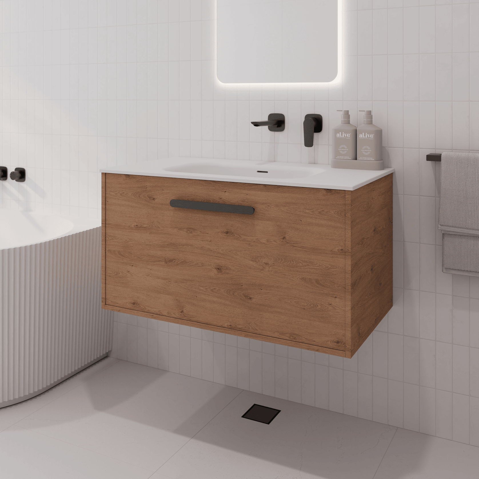 Hako 900 Inset Basin Vanity gallery detail image