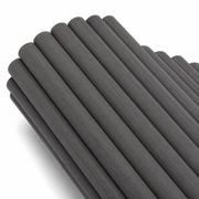 WOODFLEX Flexible Wooden Slat Wall Panel - Black Oak - 2700mm x 600mm - Half Round 37mm gallery detail image