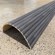 WOODFLEX Flexible Wooden Slat Wall Panel - Black Oak - 2700mm x 600mm - Half Round 37mm gallery detail image