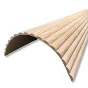 WOODFLEX Flexible Wooden Slat Wall Panel - Oak Veneer - 2700mm x 600mm - Half Round 37mm gallery detail image