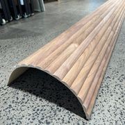 WOODFLEX Flexible Wooden Slat Wall Panel - Walnut Veneer - 2700mm x 600mm - Half Round 37mm gallery detail image