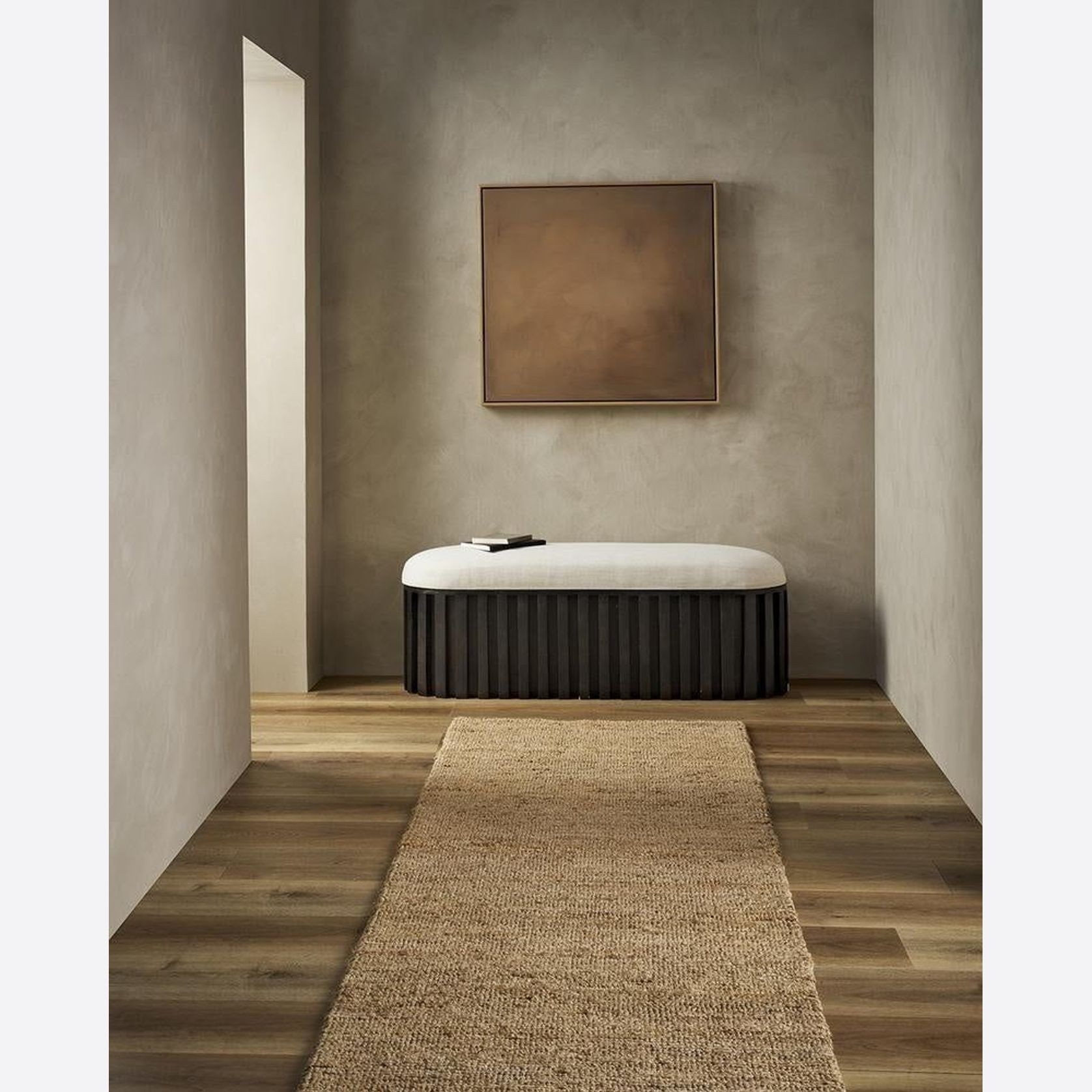 Baya Papeete Jute Floor Runner - Natural gallery detail image