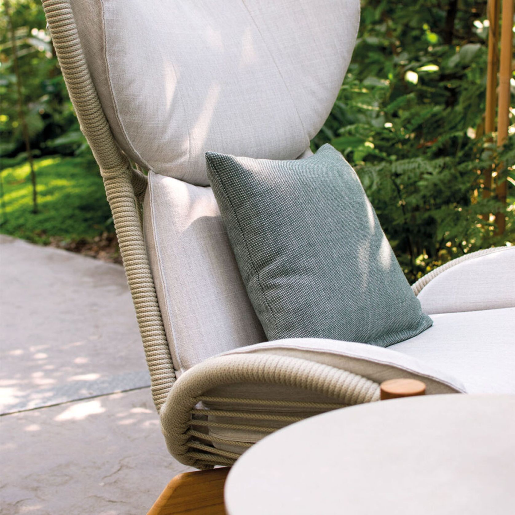 Harp Outdoor Armchair by Atmosphera gallery detail image