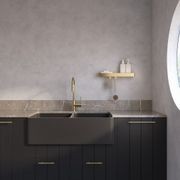 Hartley Double Farmhouse Fireclay Sink | Satin Black gallery detail image