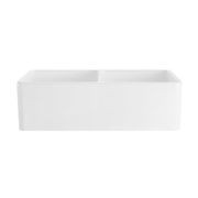 Hartley Double Farmhouse Fireclay Sink | Gloss White gallery detail image