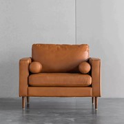 Home Genuine Leather Armchair gallery detail image