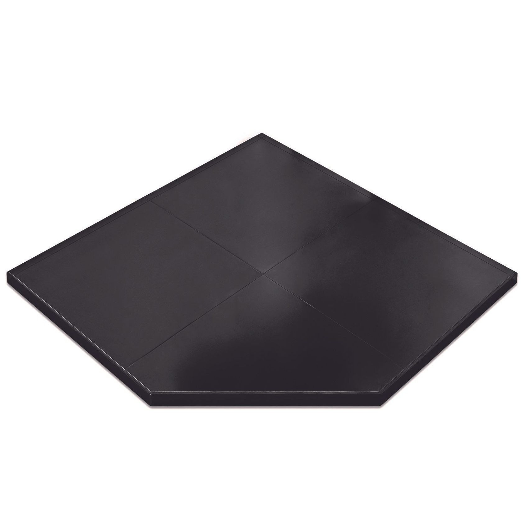 Matte Black Corner Wall Hearth gallery detail image