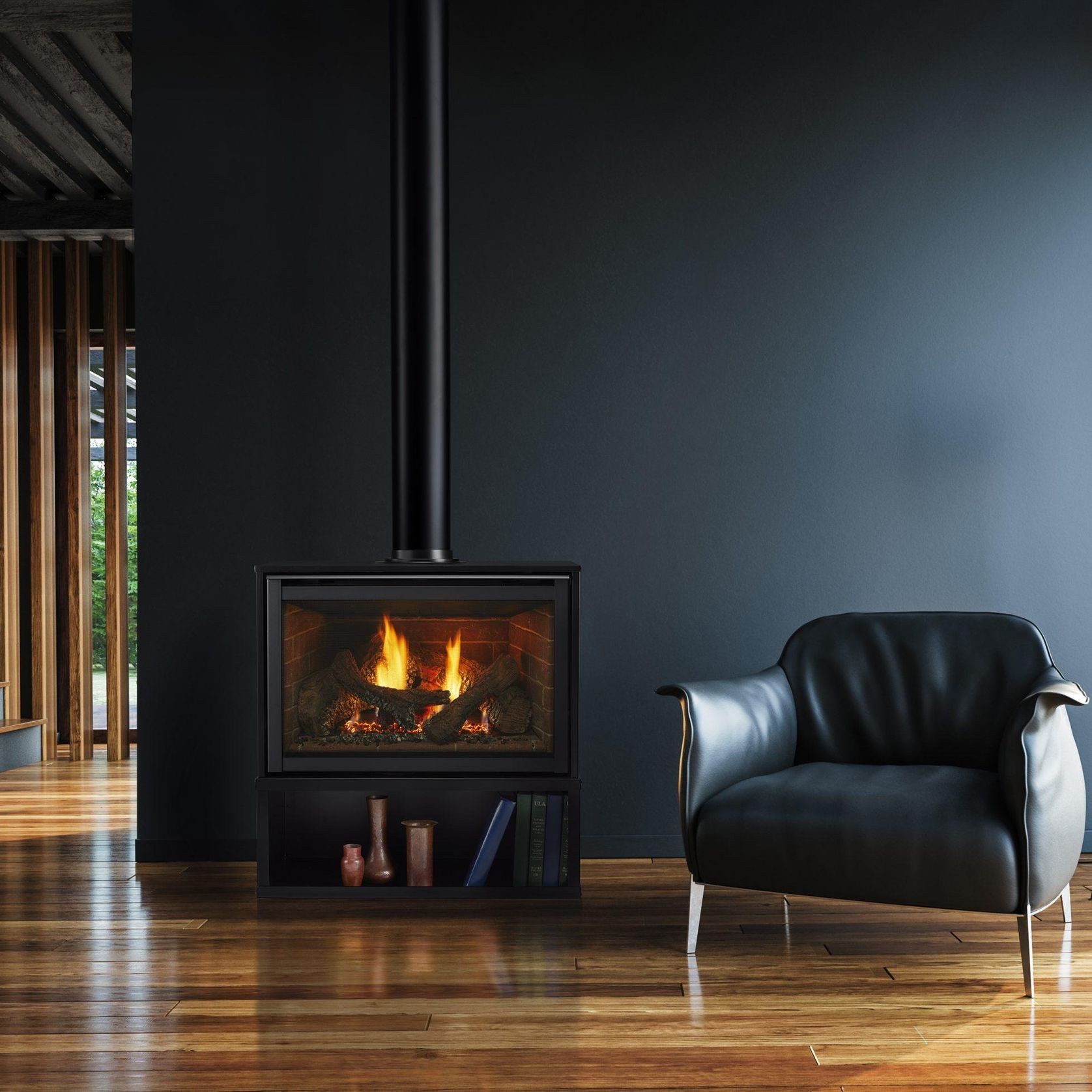 X Series Freestanding Gas Firepalce Heat & Glo gallery detail image