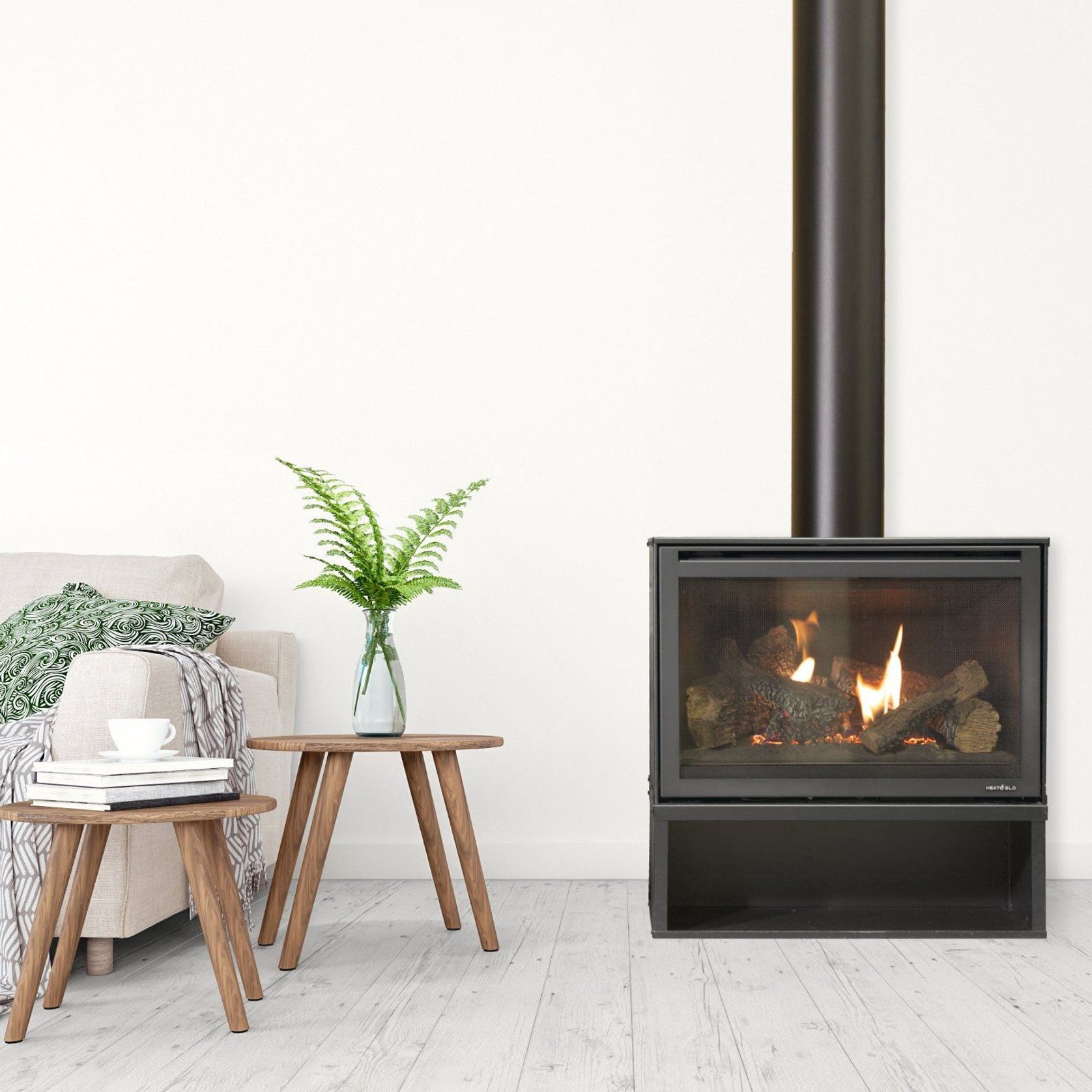 X Series Freestanding Gas Firepalce Heat & Glo gallery detail image