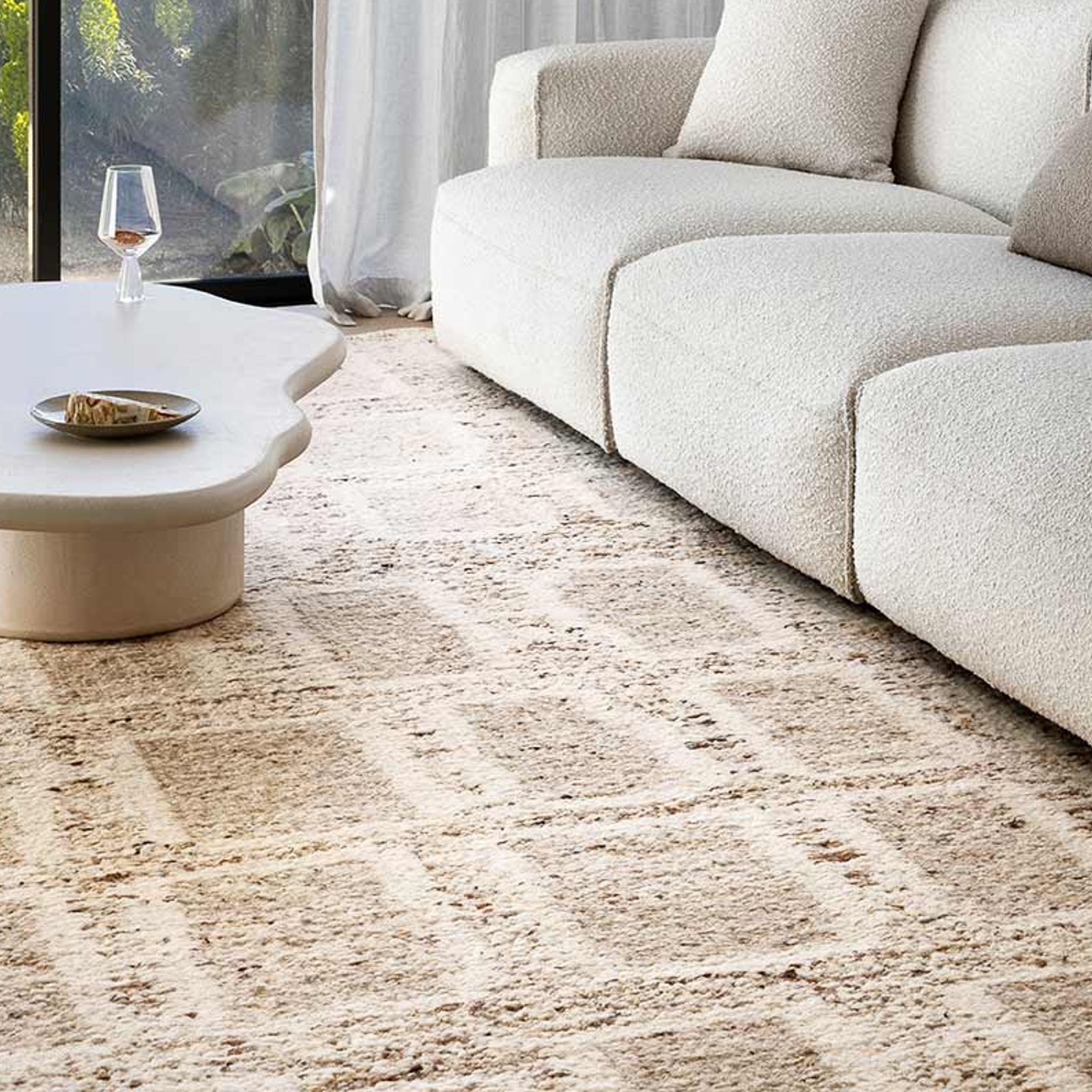 Heras Rug | Sand gallery detail image