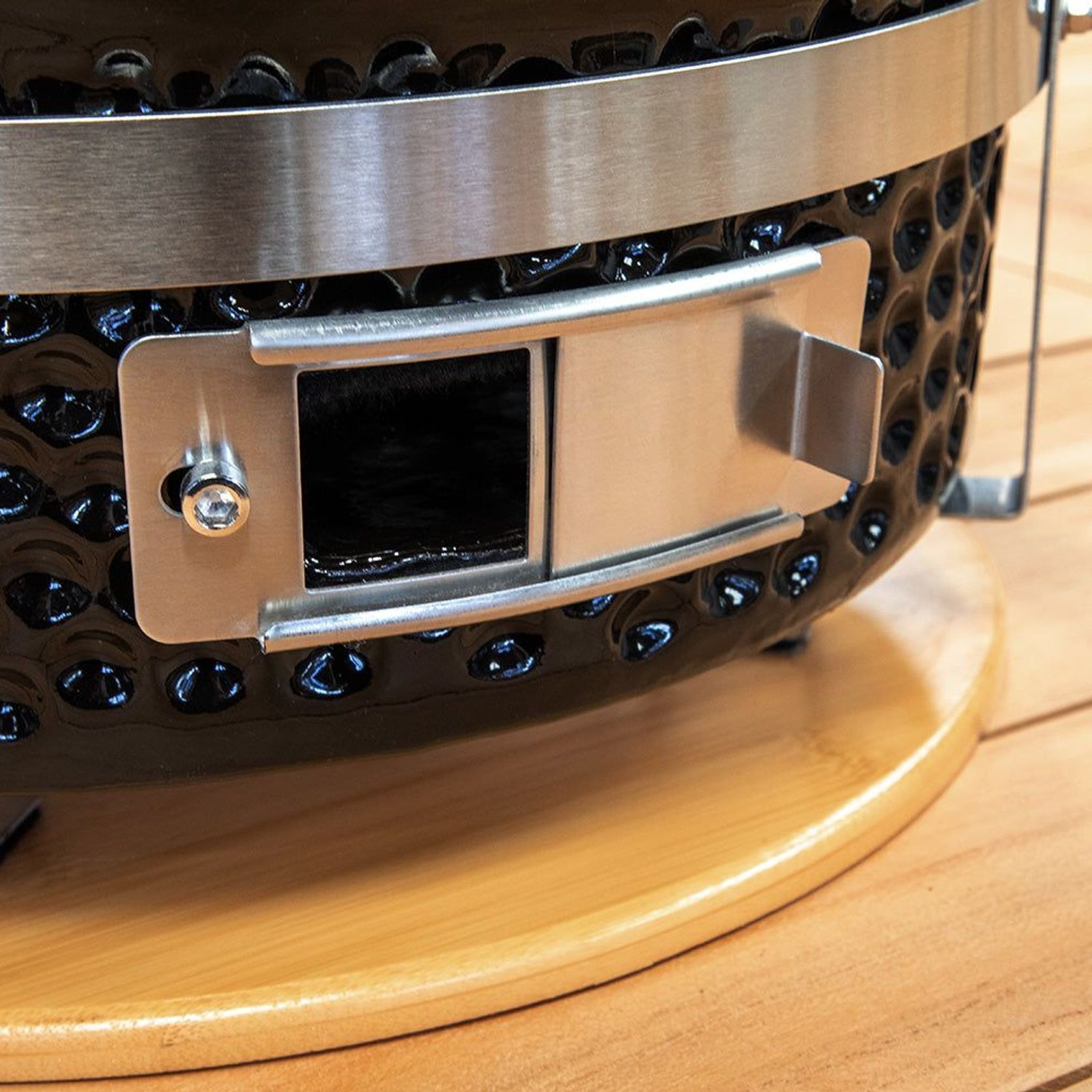 Hibachi Tabletop BBQ Grill with Searing Plate & Oil Tray - Round gallery detail image