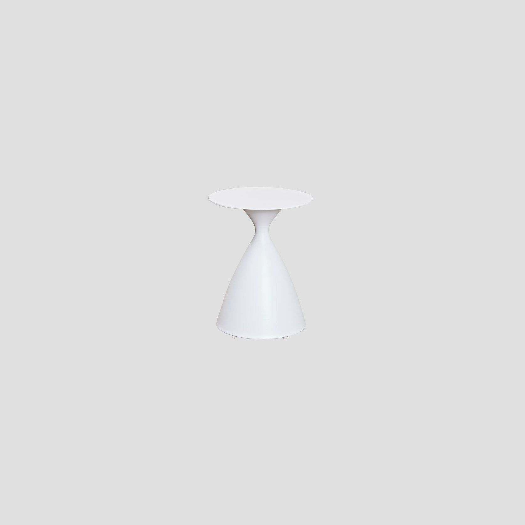 Hourglass Aluminium Side Table gallery detail image