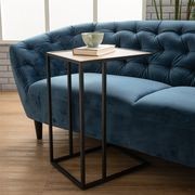 BRADFORD Laptop Table - Natural & Black gallery detail image