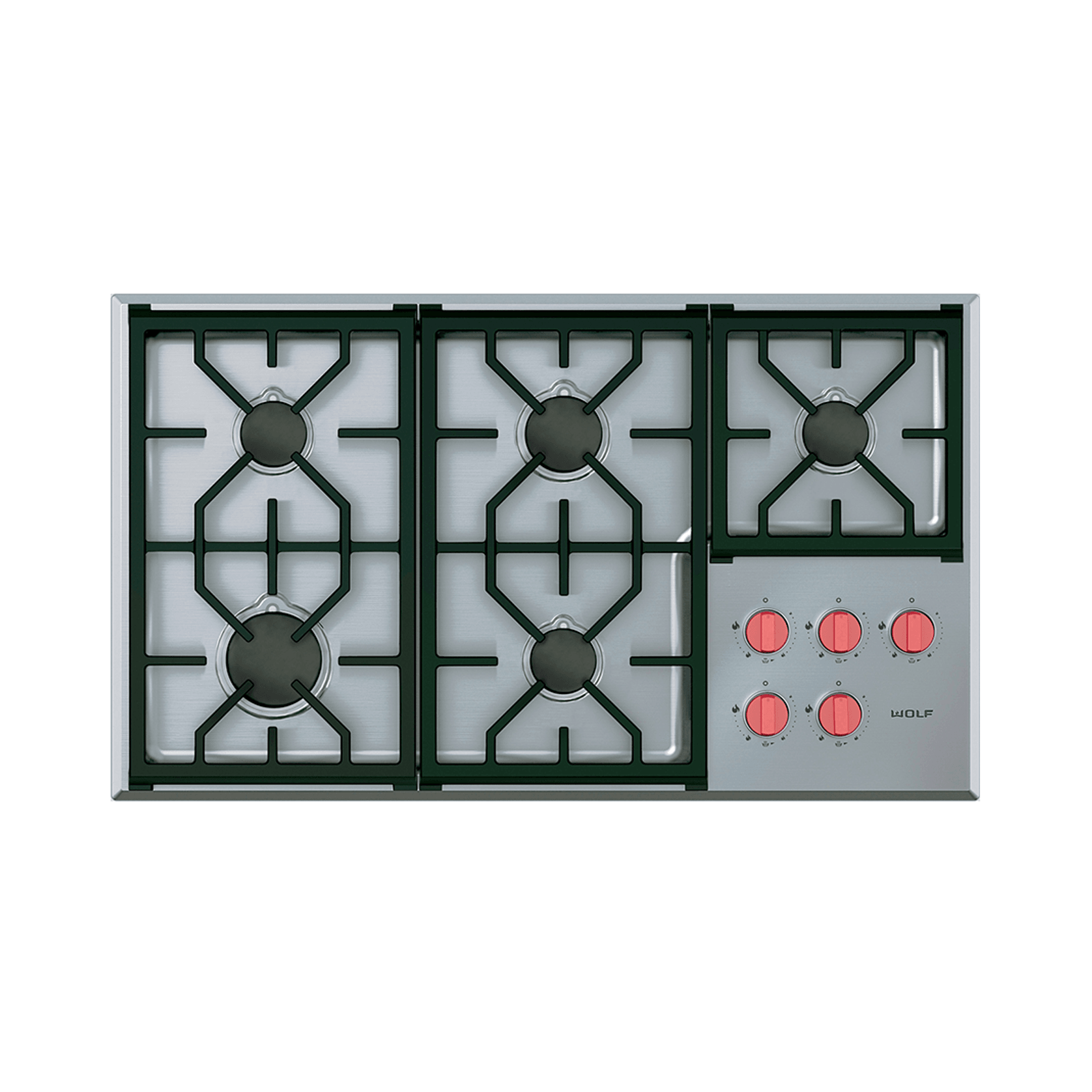 Wolf Professional Gas Cooktop 91cm ICBCG365PS gallery detail image