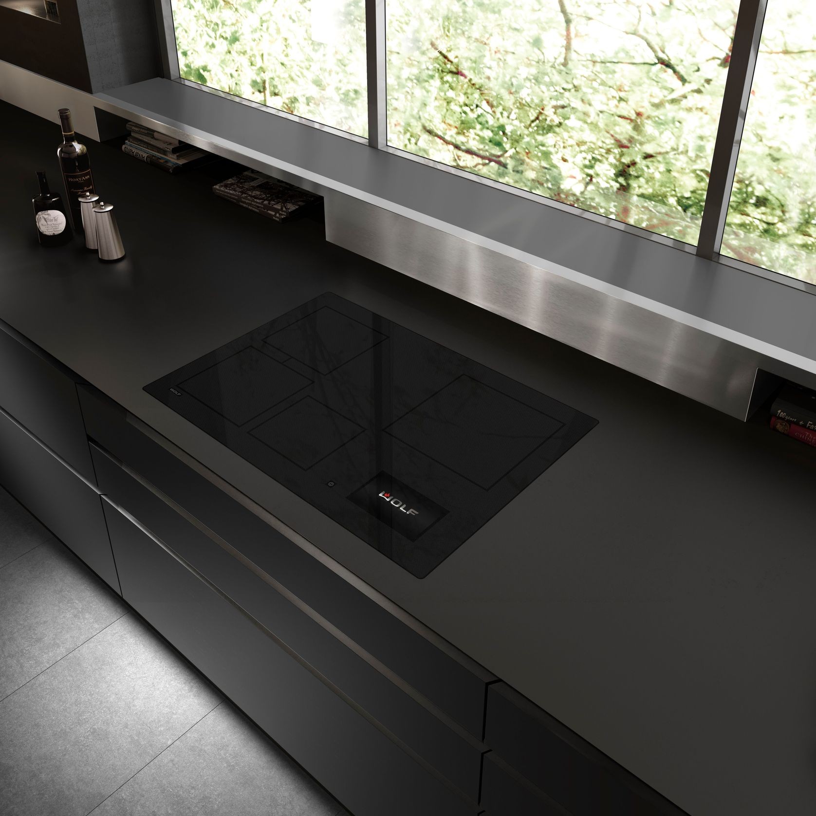 Wolf Contemporary Induction Cooktop 76cm ICBCI30460CB gallery detail image