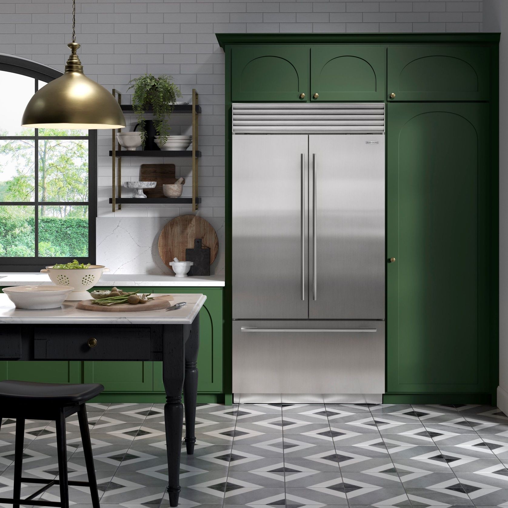 Classic 107cm French Door Refrigerator/Freezer gallery detail image
