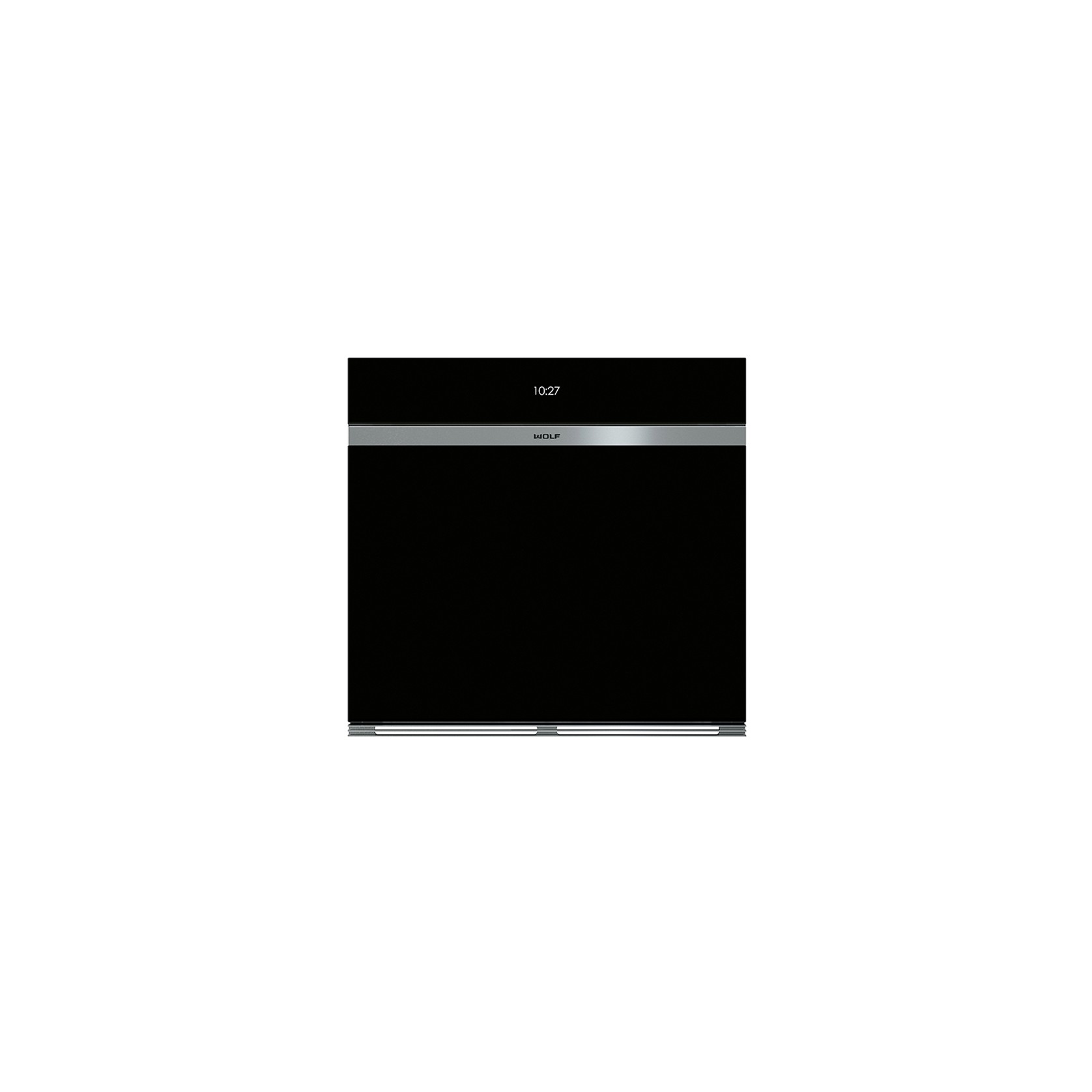 Wolf M Series Contemporary Single Oven Black Glass 76cm gallery detail image
