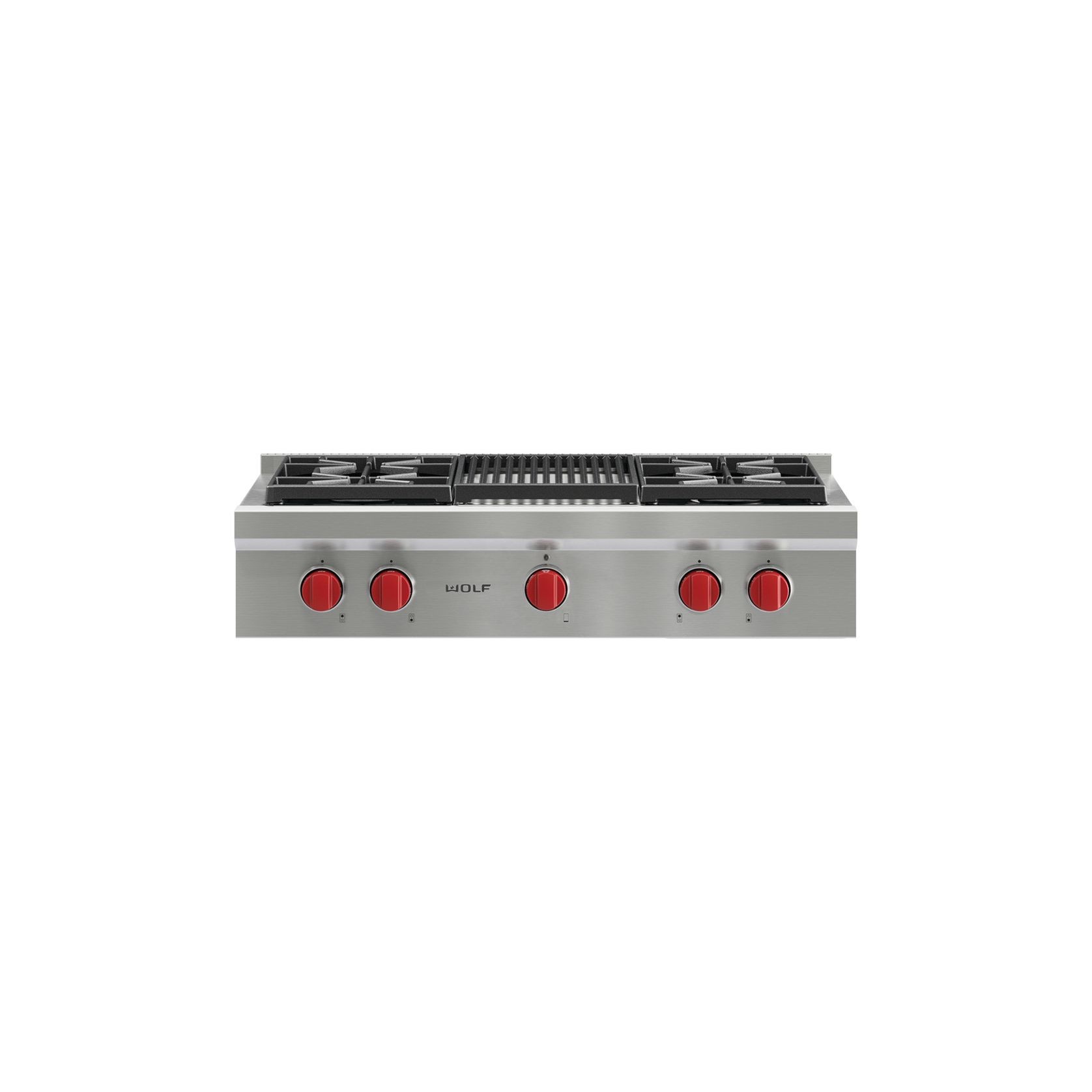91cm Sealed Burner Rangetop - 4 Burners and Infrared Chargrill gallery detail image