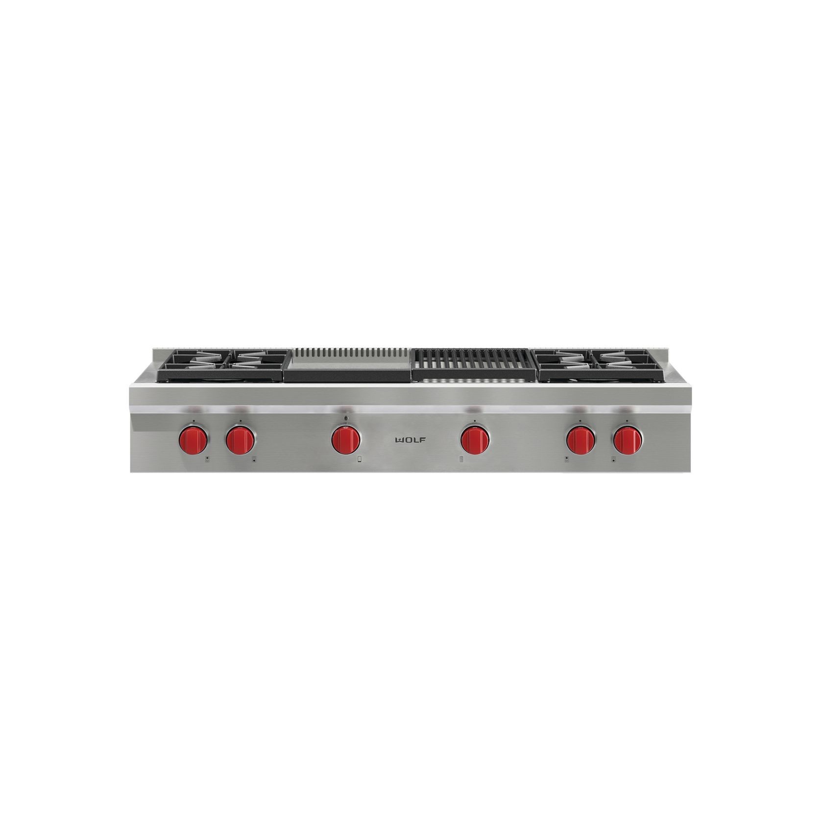 122cm Sealed Burner Rangetop - 4 Burners with Infrared Chargrill and Teppanyaki gallery detail image