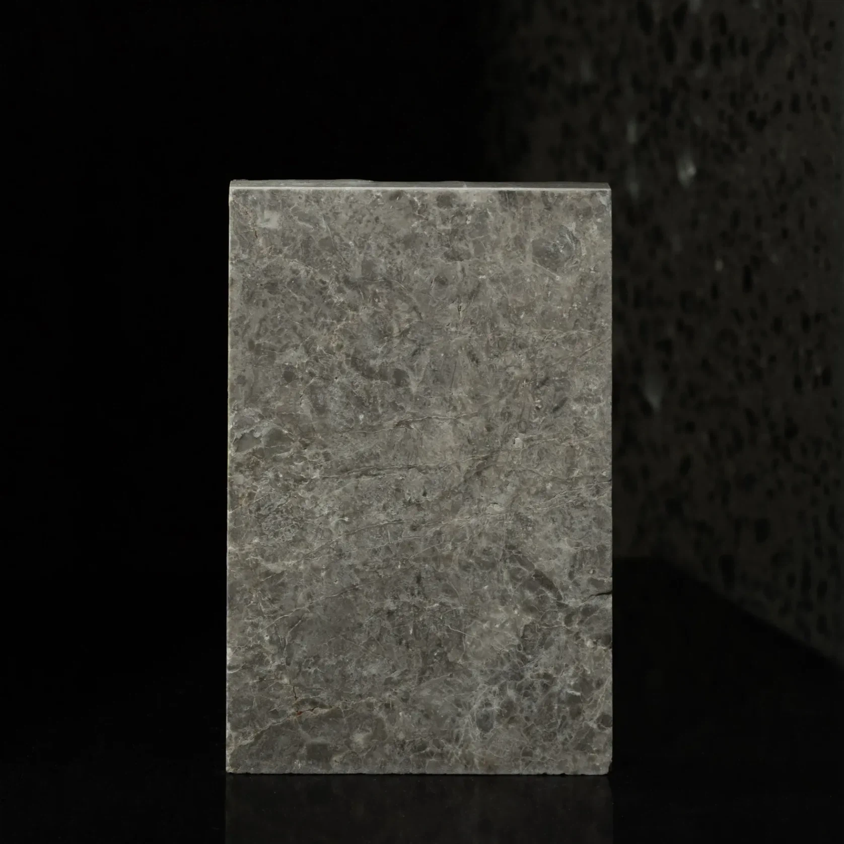 Ice Grey Leathered Marble Porcelia gallery detail image