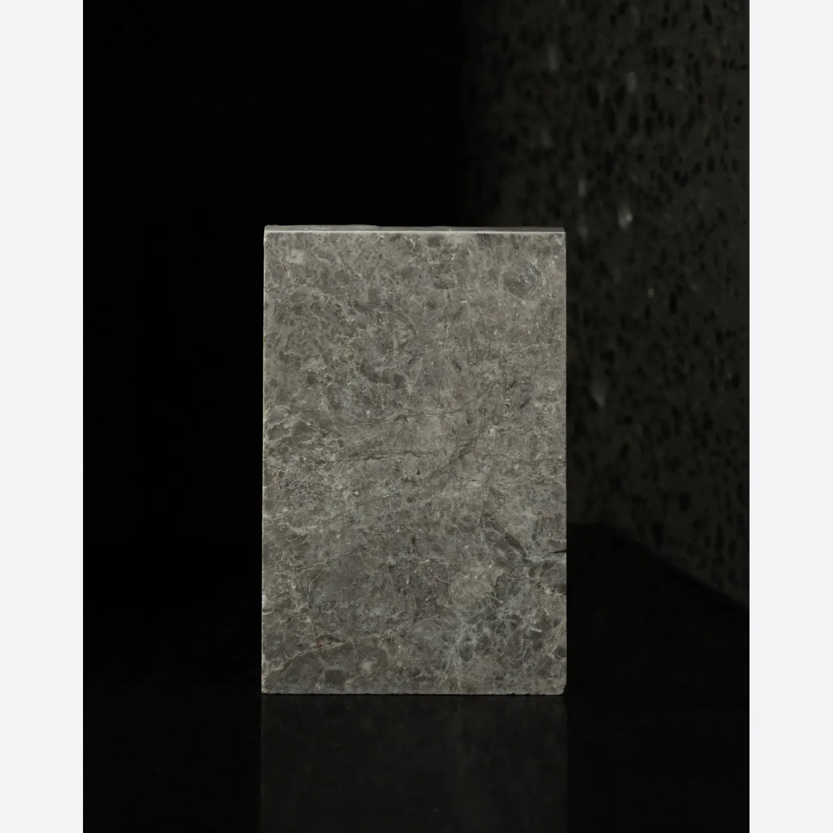 Ice Grey Leathered Marble Porcelia gallery detail image