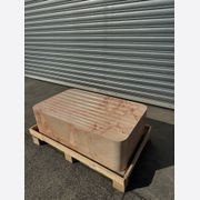 Crescent Corner Coffee Table - Pearl Pink Blush Marble | Natural Stone Co. gallery detail image