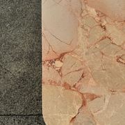 Crescent Corner Coffee Table - Pearl Pink Blush Marble | Natural Stone Co. gallery detail image