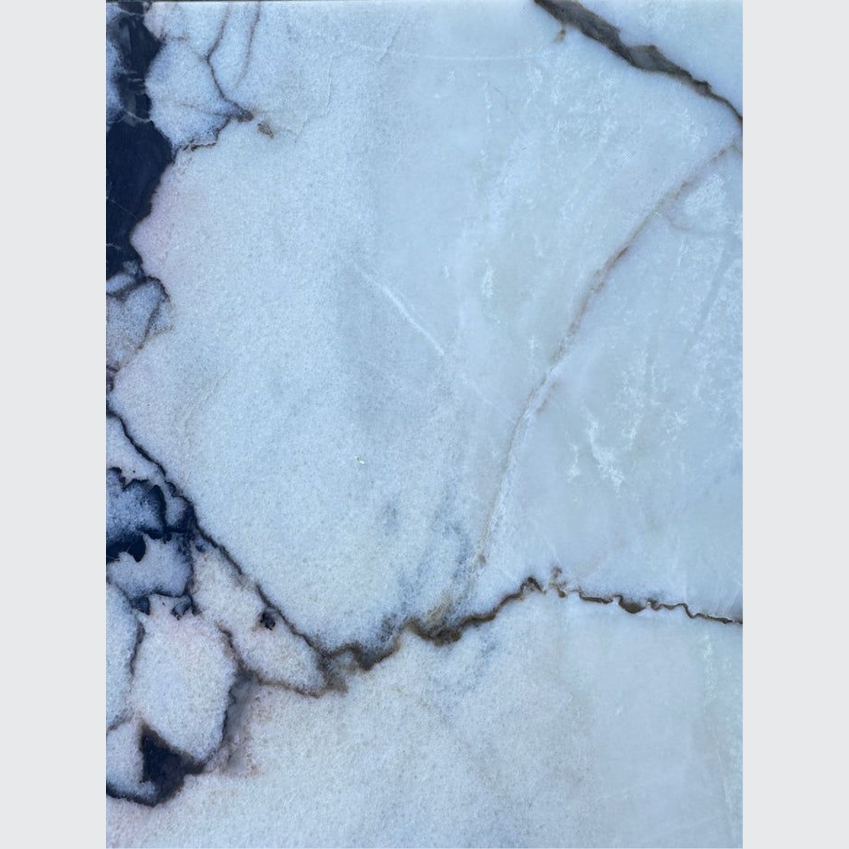 Cube Side Table - White Latte Marble | Natural Stone Co gallery detail image