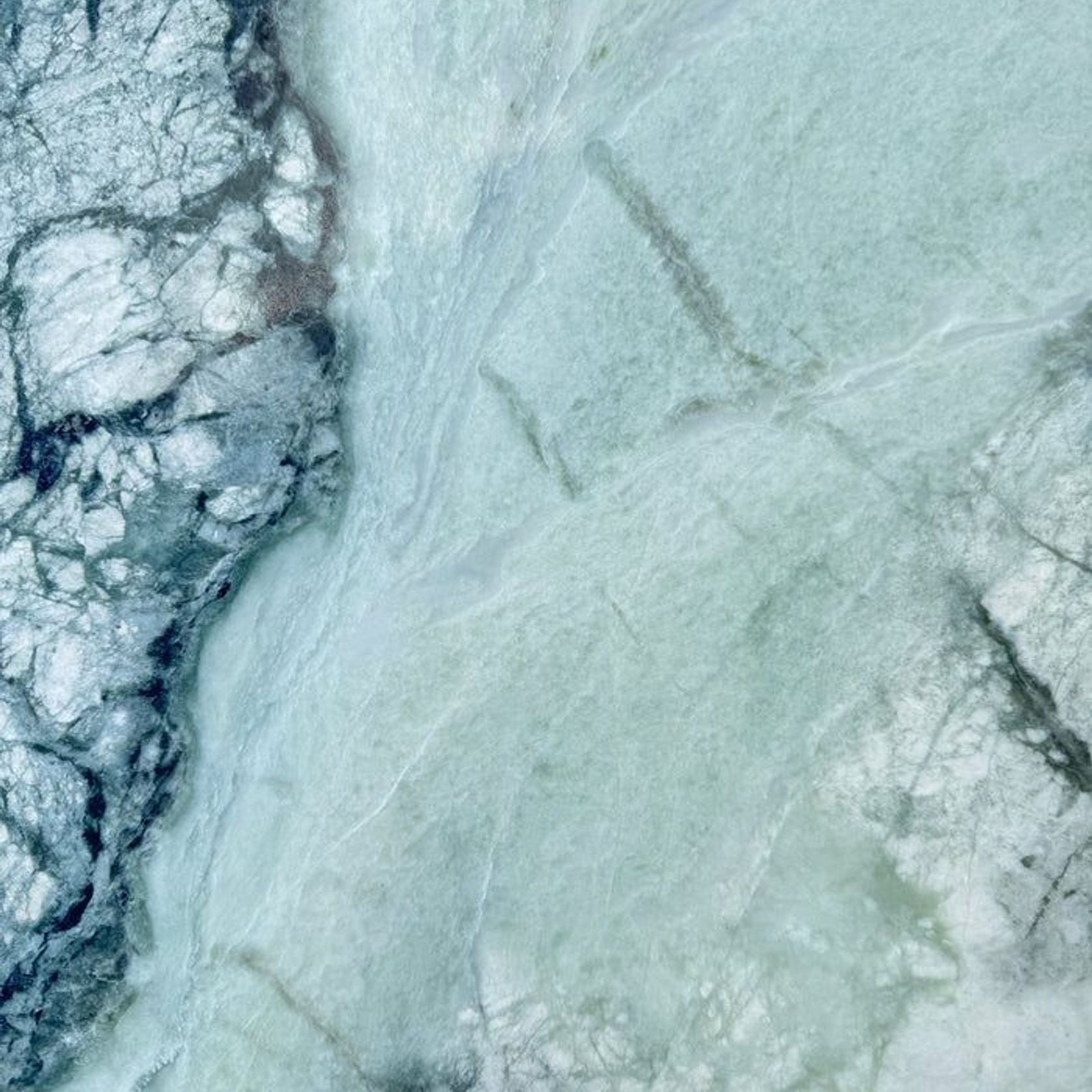 Cube Side Table - Twill Green Marble | Natural Stone Co. gallery detail image