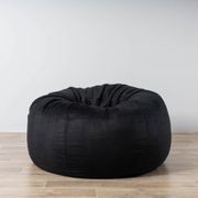 Pierre Fur Bean Bag - Black gallery detail image