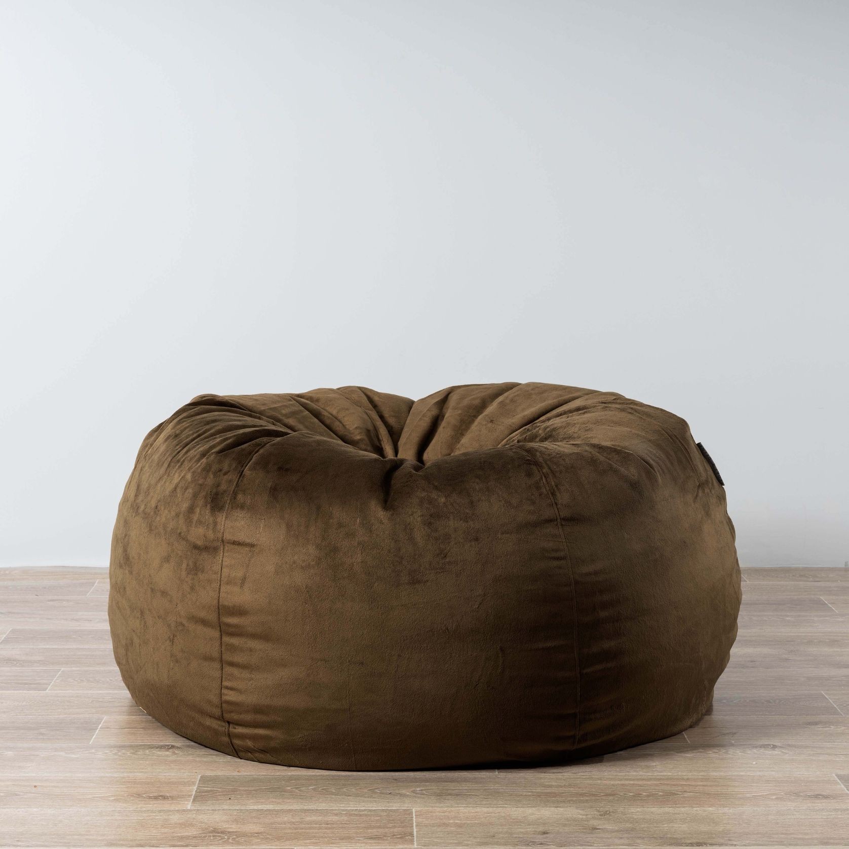 Pierre Fur Bean Bag - Espresso gallery detail image