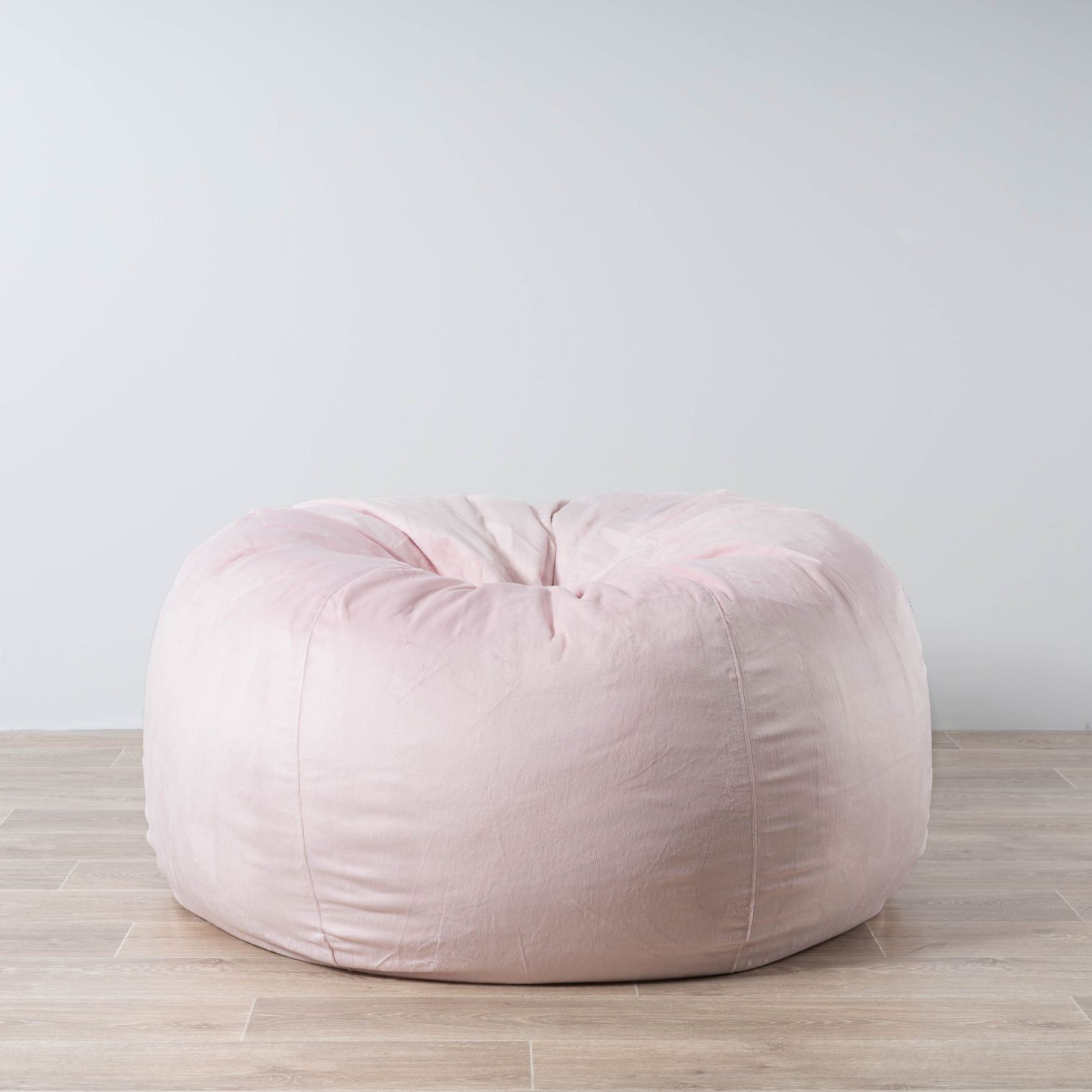 Pierre Fur Bean Bag - Blush Pink gallery detail image