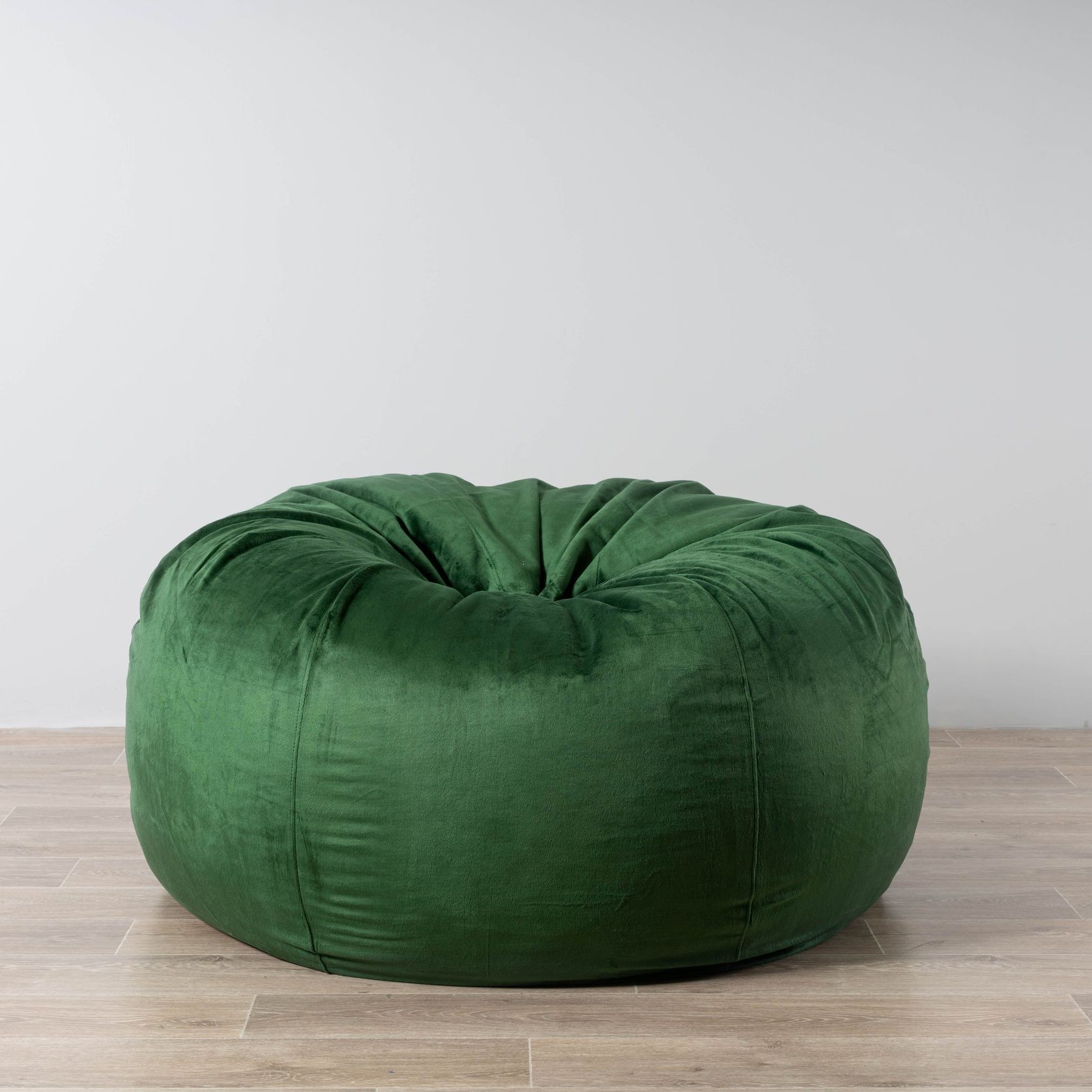 Pierre Fur Bean Bag - Emerald Green gallery detail image