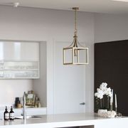Hampton Style Lantern Pendant Light - Langham - Gold gallery detail image