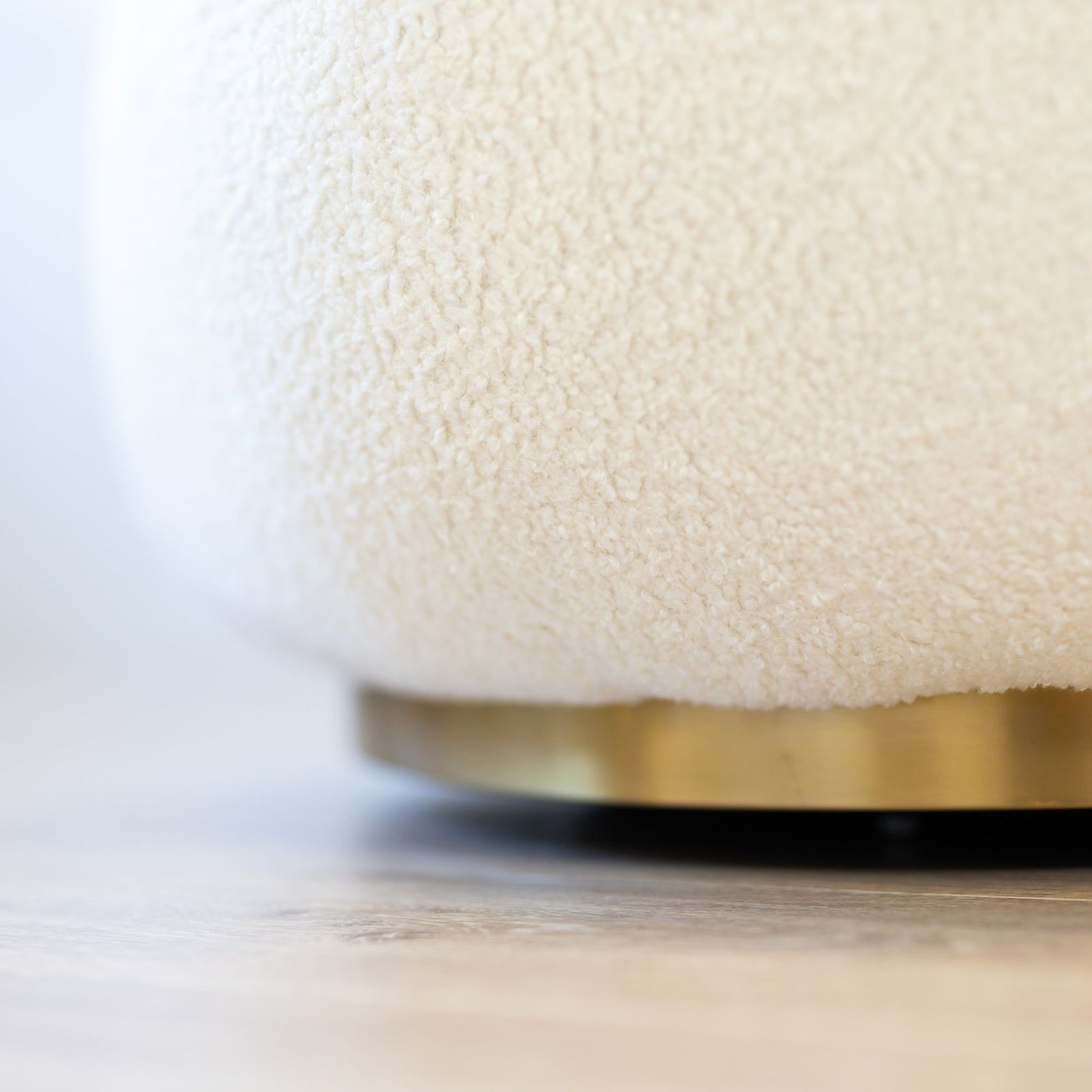 Luxury Occasional Boucle Accent Swivel Chair - Paris gallery detail image