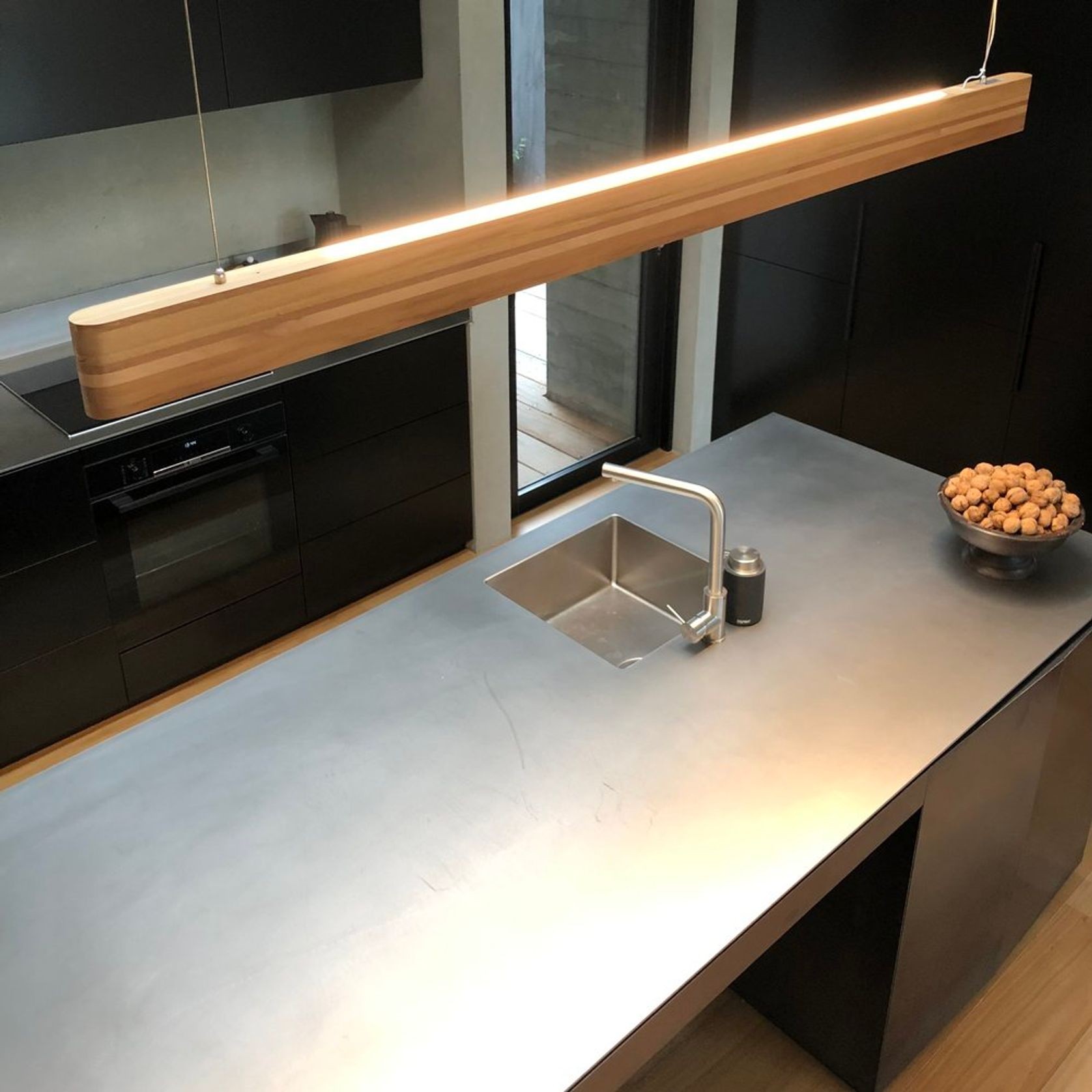Strata Timber Pendant Light gallery detail image