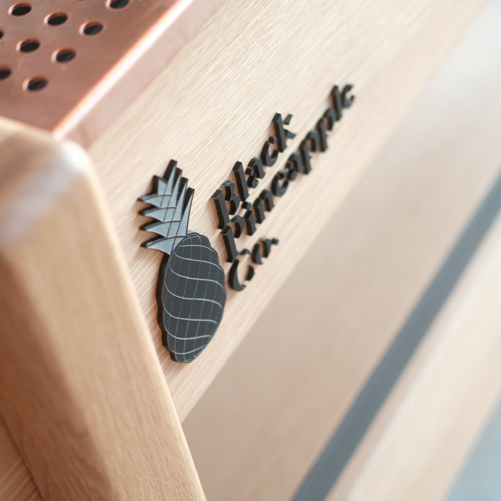 Black Pinapple Drinks Trolley gallery detail image