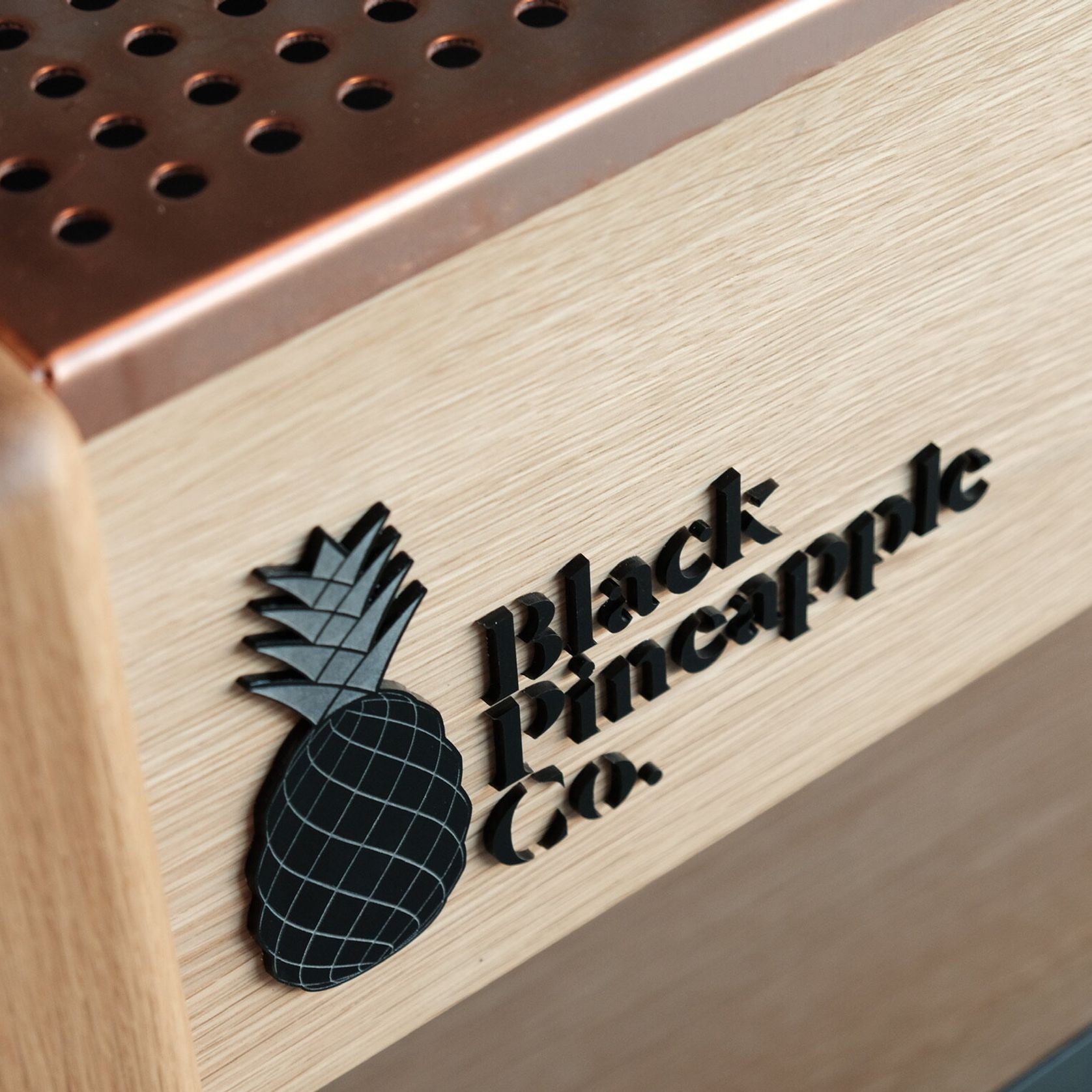 Black Pinapple Drinks Trolley gallery detail image