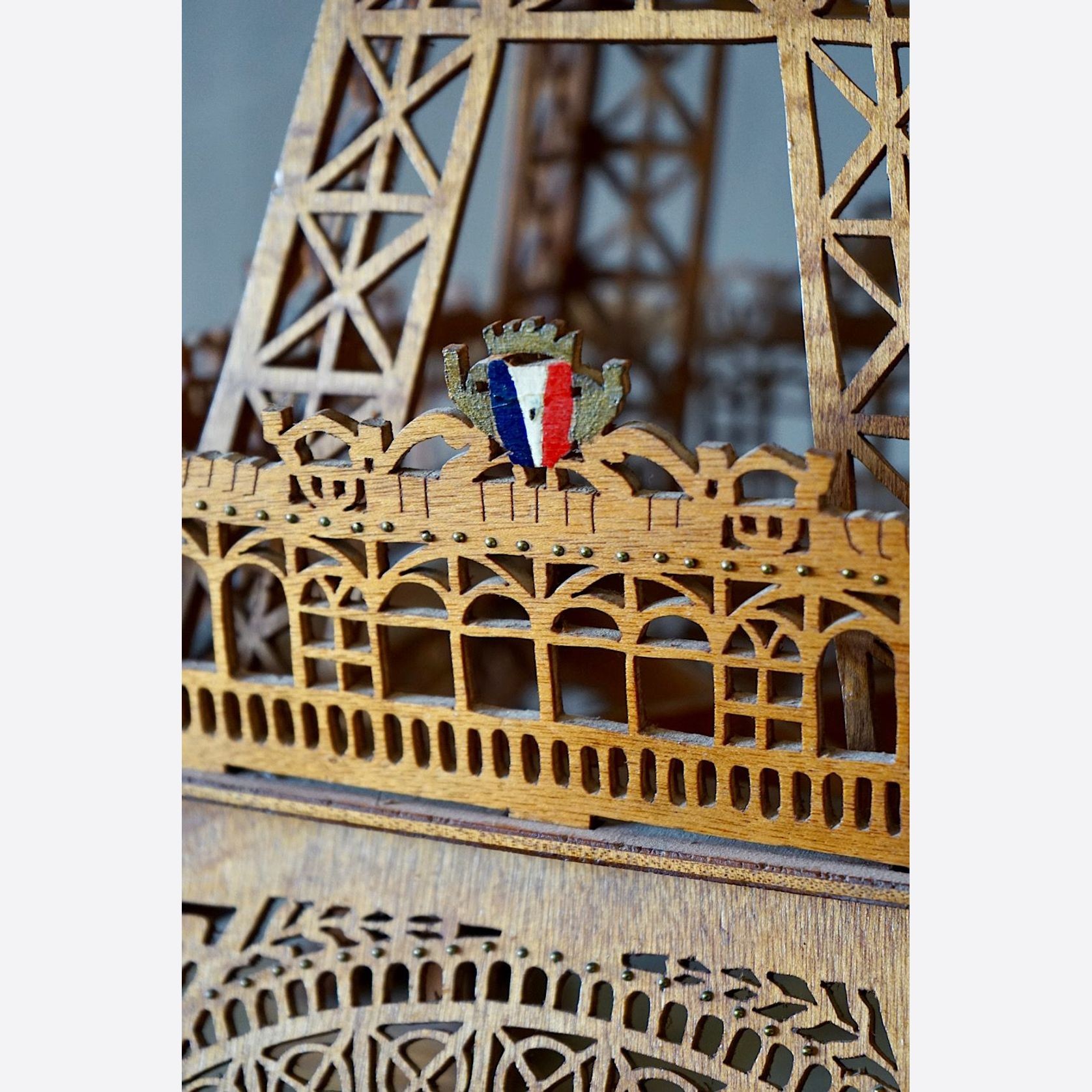 Wooden Eiffel Tower Model gallery detail image