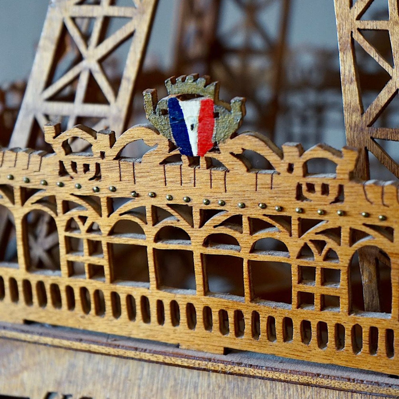 Wooden Eiffel Tower Model gallery detail image