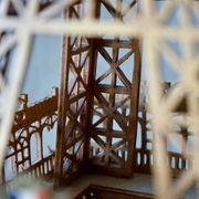 Wooden Eiffel Tower Model gallery detail image