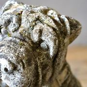 Cast Stone Dog Statues (Pair) gallery detail image