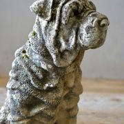 Cast Stone Dog Statues (Pair) gallery detail image