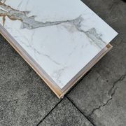 Block Coffee Table - Gold Calacatta - Small | Natural Stone Co. gallery detail image