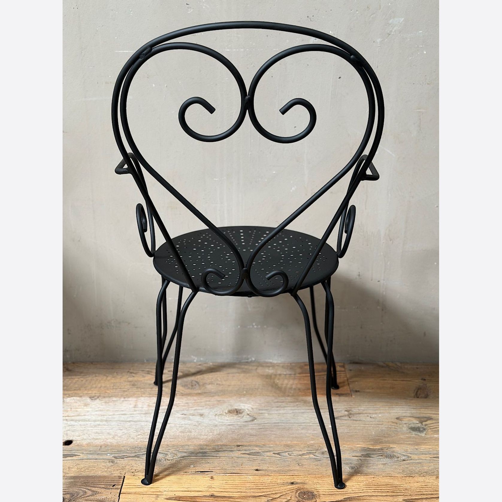 French Iron Garden Chairs (Pair) gallery detail image