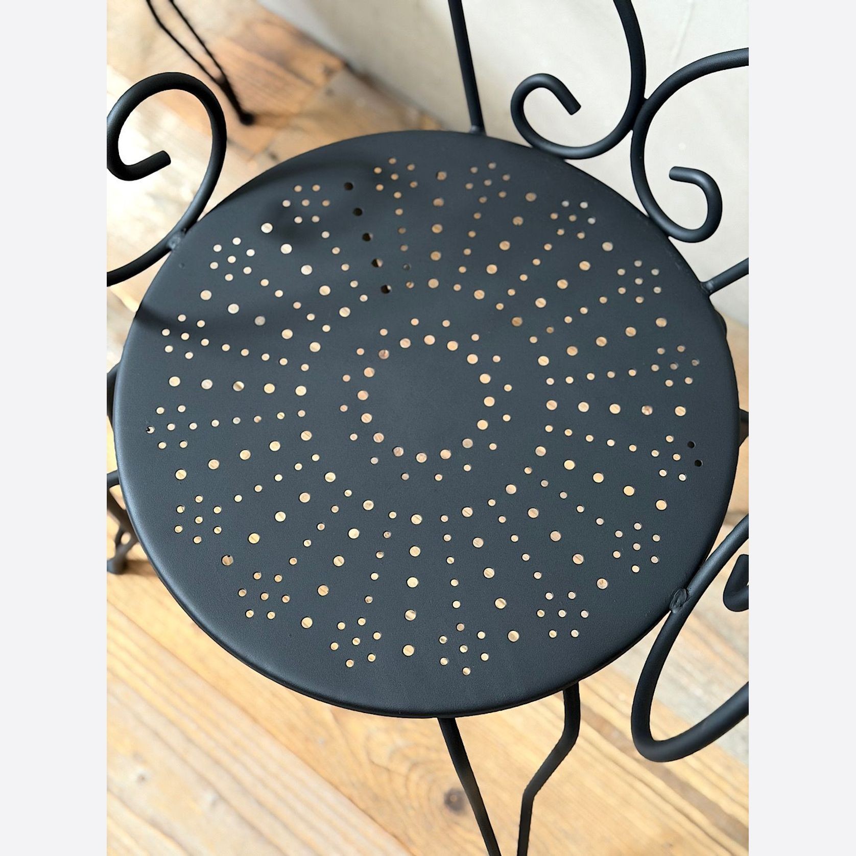 French Iron Garden Chairs (Pair) gallery detail image