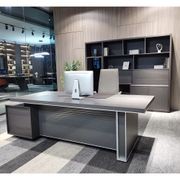 MATEES Display Unit 2.4M - Grey/ Brown gallery detail image