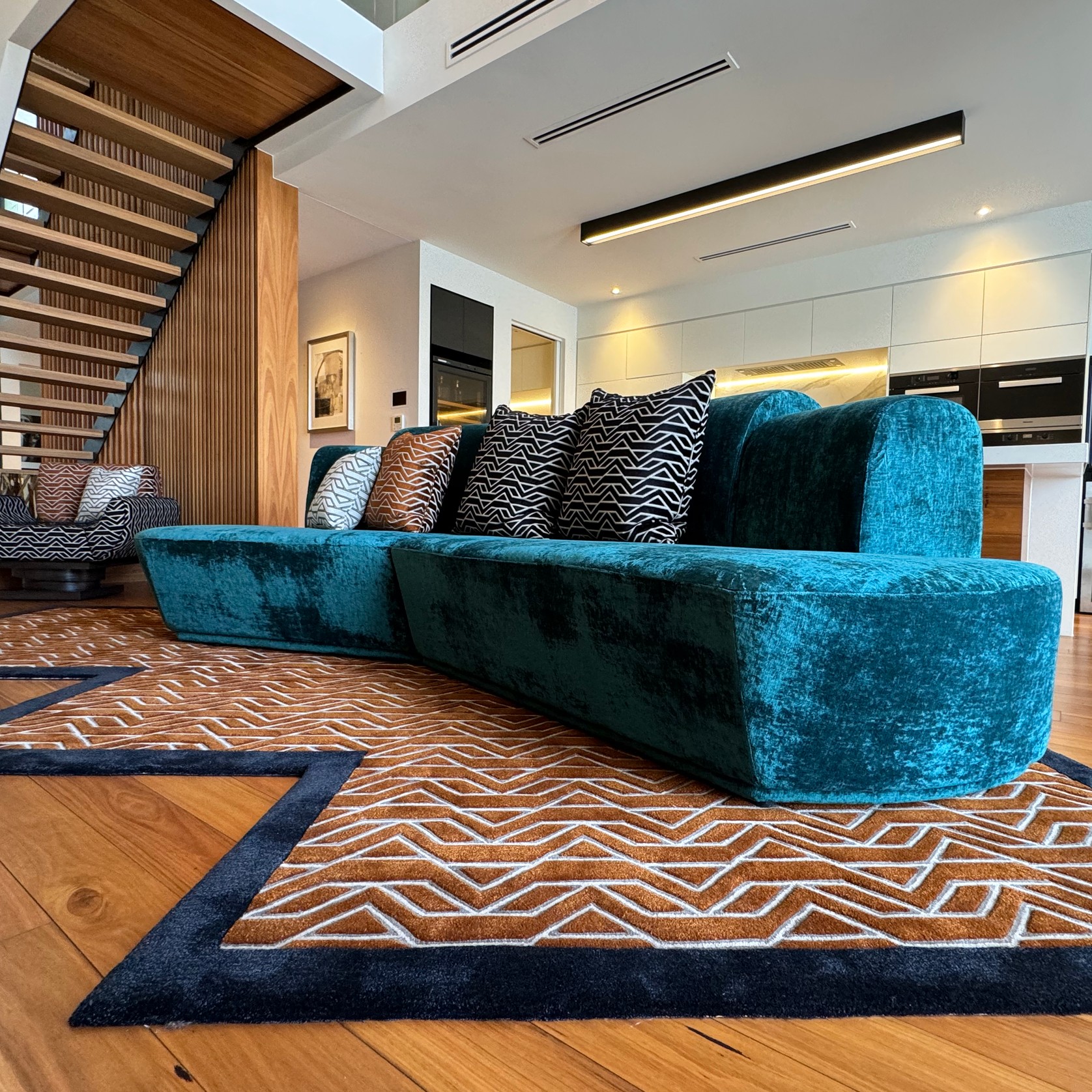 Mid Century Modern Lounge Sofa gallery detail image