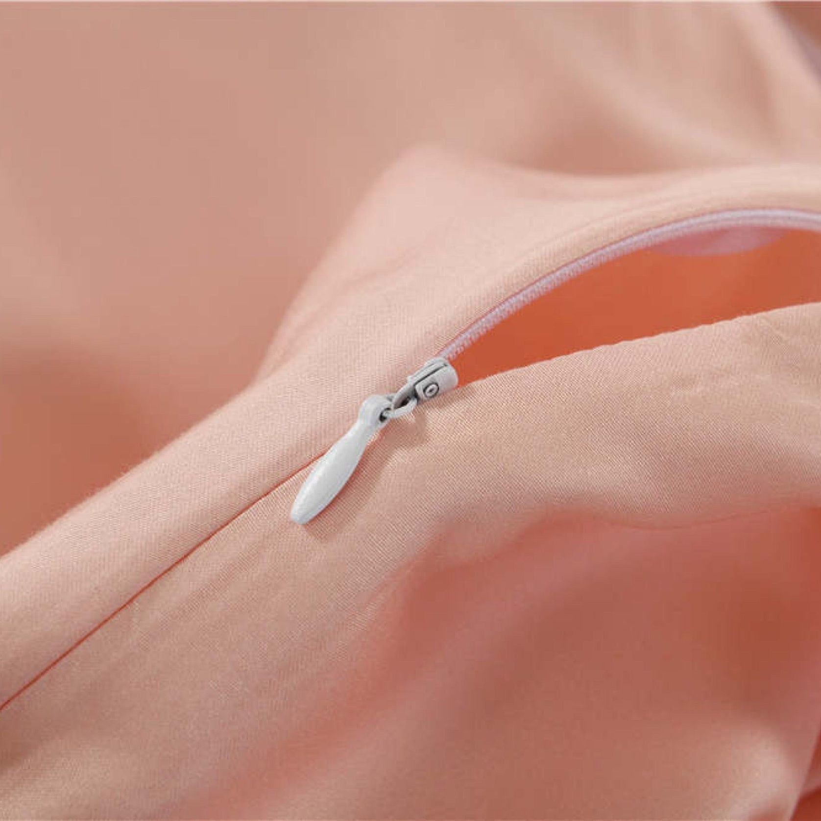 Silky Soft Bamboo Quilt Cover  - Soft Coral Pink gallery detail image
